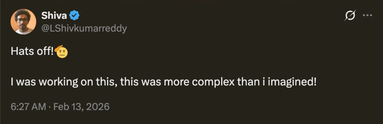 Tweet by Shiva congratulating on Viktor